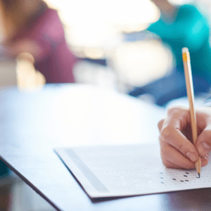 a desk with a piece of paper using effective communication skills